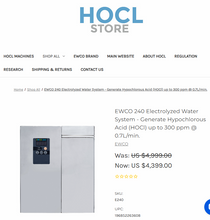 Load image into Gallery viewer, Commercial HOCL Generator - 20% Off MUCH NEEDED!