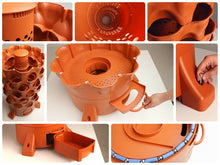 Load image into Gallery viewer, Garden Grow Tower 2 New Sandstone Color With Premium Caster Wheels Combo Kit