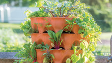 Load image into Gallery viewer, Garden Grow Tower 2 Terra Cotta With Caster Wheel Kit Combo