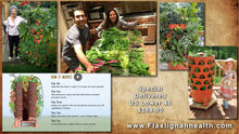 Load image into Gallery viewer, Garden Grow Tower 2 Terra Cotta With Premium Caster Wheels Combo Kit