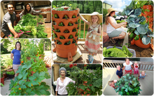 Load image into Gallery viewer, Garden Grow Tower 2 Without Wheels - New Sandstone Color - The Greatest Organic Grow Tower!