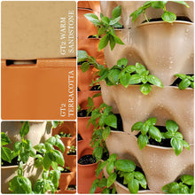 Load image into Gallery viewer, Garden Grow Tower 2 New Sandstone Color With Premium Caster Wheels Combo Kit