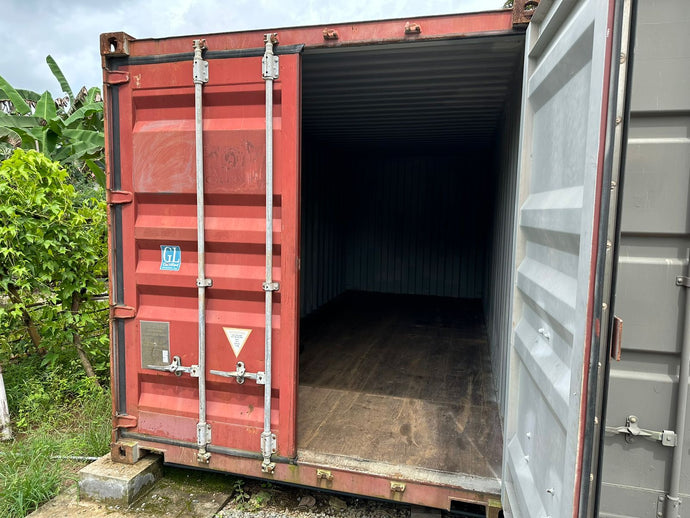 20' Shipping Container Delivered For Food Processing License