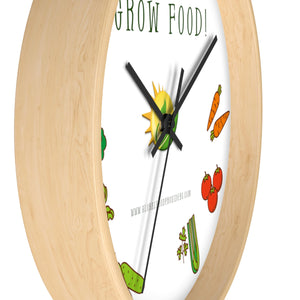 Time To Grow Food - Wall clock